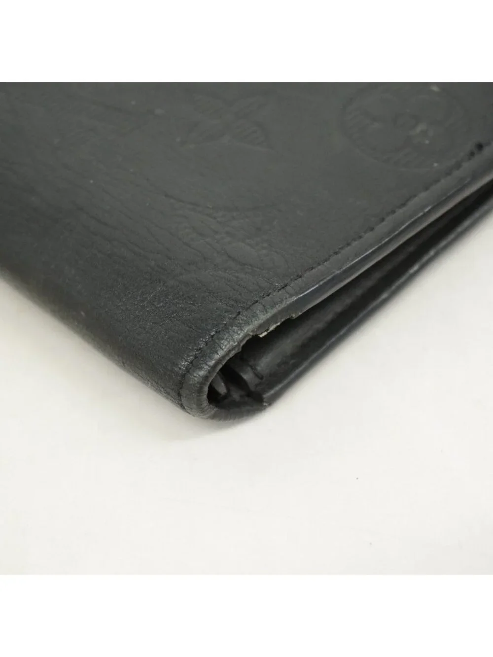 Louis Vuitton Wallet Monogram Shadow Portefeuille Brazza Black